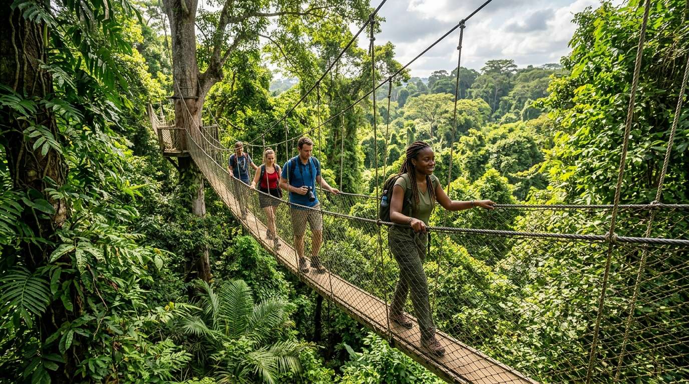 Kakum National Park Canopy Excursion